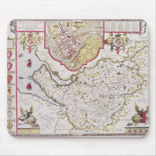 Countye Palatine of Chester, engraved by Mouse Pad