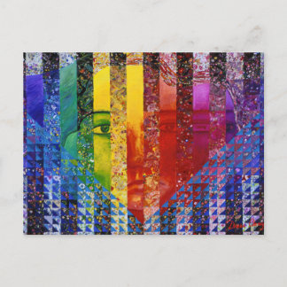 Counundrum I – Rainbow Woman Postcard