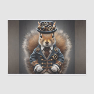 coupage tissue paper, steampunk paper