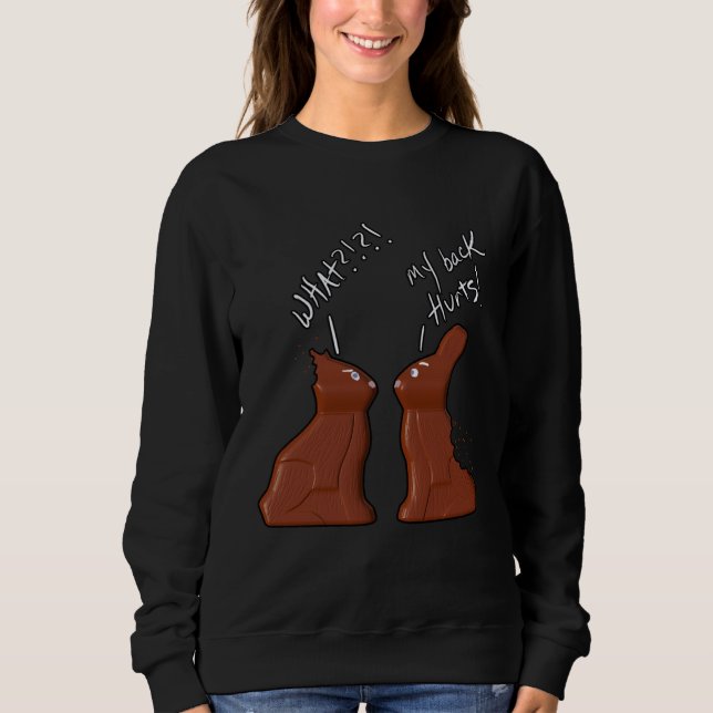 Coupe Joke Sarcastic Bunnies Easter Sweatshirt (Front)