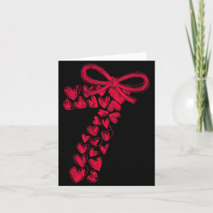 Couple 7 67 - Cute Six Seven Hearts Matching 67 Va Card