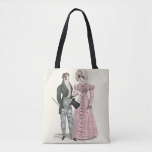 Couple Antique Wedding 1823 Man Woman Fashion Tote Bag