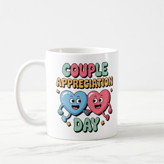 Couple Appreciation Day Coffee Mug (Left)