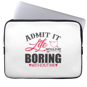 Couple Art Admit It Life Laptop Sleeve