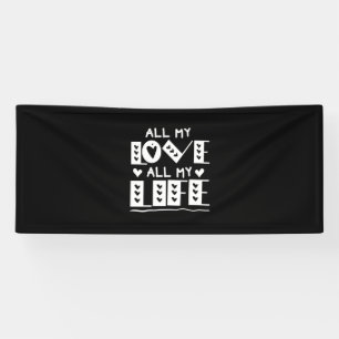 Couple Art All My Love All My Life Banner
