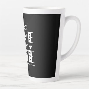 Couple Art All My Love All My Life Latte Mug