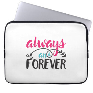 Couple Art Always And Forever Laptop Sleeve
