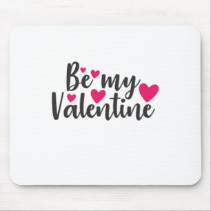 Couple Art Be My Valentine Mouse Pad