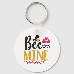 Couple Art Bee Mine Key Ring