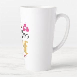 Couple Art Bee Mine Latte Mug
