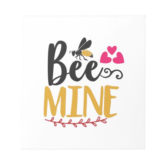 Couple Art Bee Mine Notepad (Front)
