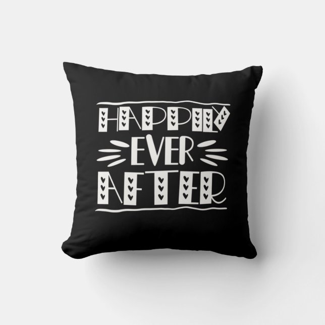 Couple Art Happily Ever After Cushion (Front)