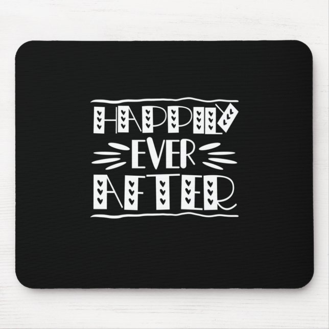 Couple Art Happily Ever After Mouse Pad (Front)