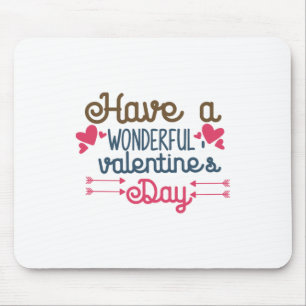 Couple Art Have A Wonderful Valentine's Day Mouse Pad