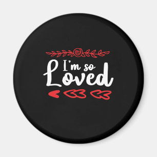 Couple Art I Am So Loved Magnet