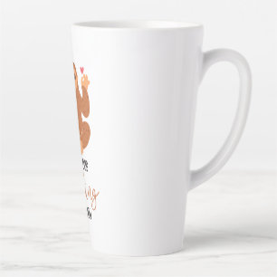 Couple Art I Like Doing Nothing With You Latte Mug