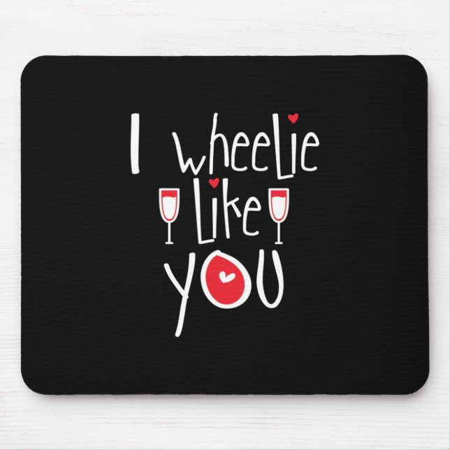 Couple Art I Like You Mouse Pad (Front)