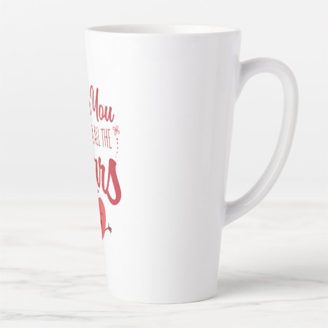 Couple Art I Love You More Than All The Stars Latte Mug (Right)