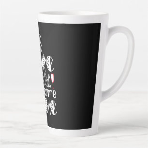 Couple Art I Will Love You Latte Mug