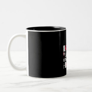 Couple Art I Will Love You Two-Tone Coffee Mug