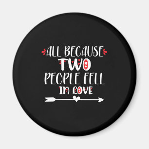 Couple Art Two People Feel In Love Magnet