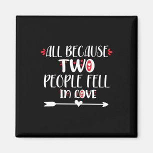 Couple Art Two People Feel In Love Magnet
