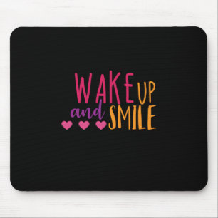 Couple Art Wake Up And Smile Mouse Pad