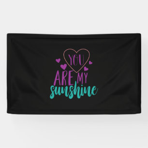Couple Art You Are My Sunshine Banner