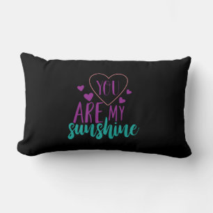 Couple Art You Are My Sunshine Lumbar Cushion