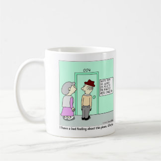 Couple at doctor's office coffee mug