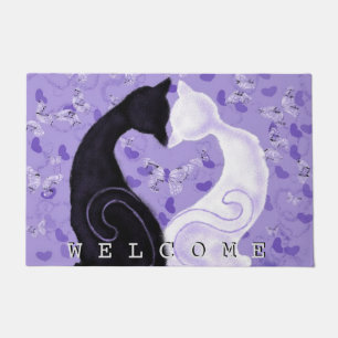 Couple Cat Doormat