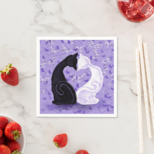 Couple Cat Napkins