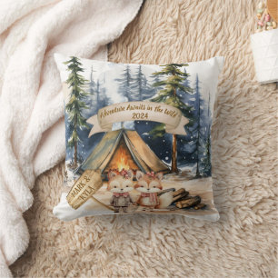 Couple Christmas Newlywed Keepsake Ornament Cushion