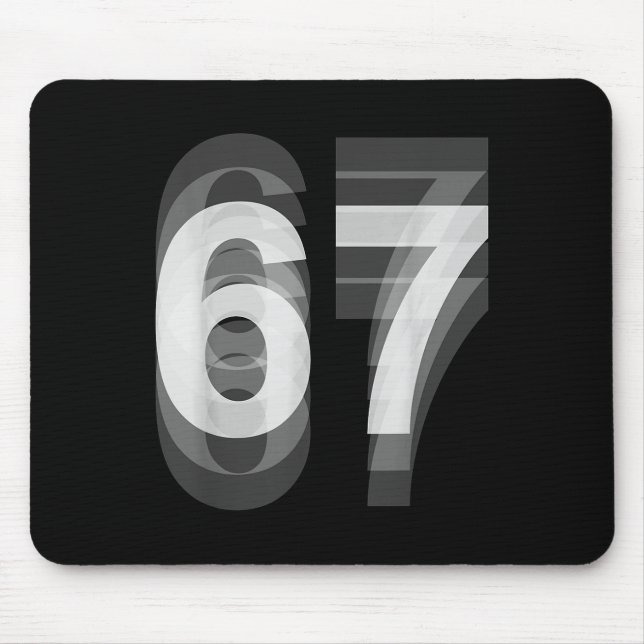 Couple Costume 67 Six Seven Meme Funny _1  Mouse Pad (Front)