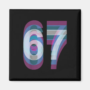 Couple Costume 67 Six Seven Meme Funny Magnet