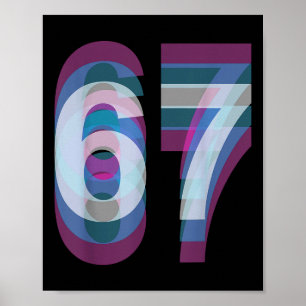 Couple Costume 67 Six Seven Meme Funny Poster
