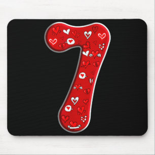 Couple Costume Duo 67 Meme Six Seven Number 7 Vale Mouse Pad