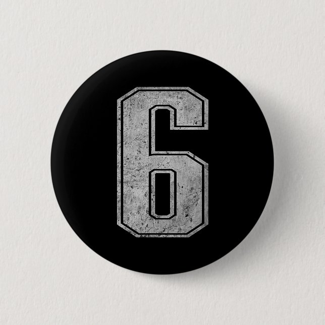 Couple Costume Duo 67 Six Seven Meme Funny Number  6 Cm Round Badge (Front)