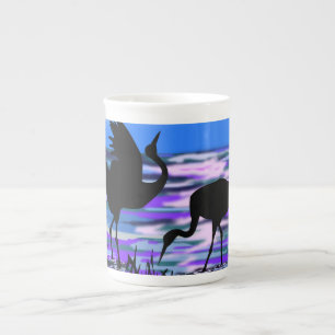 Couple Crane Bird Mug