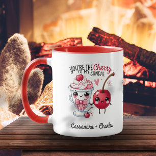 Couple Customised "Cherry to My Sundae" Mug