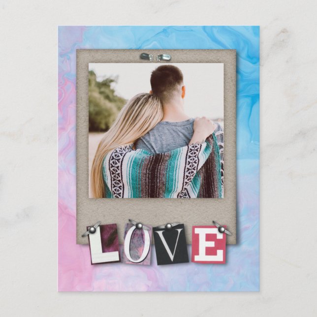 Couple Cute Design Postcard (Front)