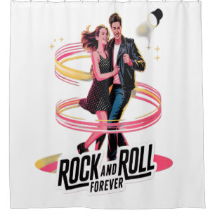 Couple dance  shower curtain