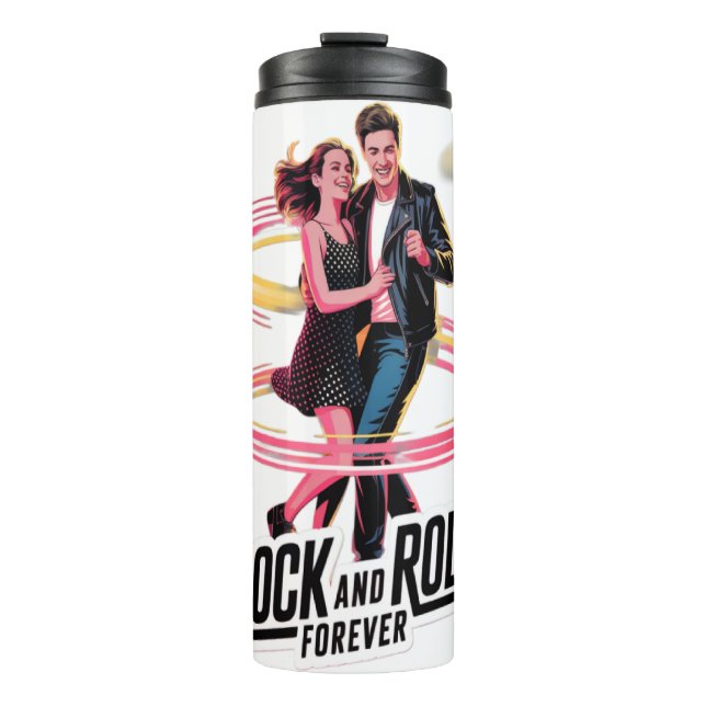 Couple dance  thermal tumbler (Front)