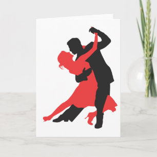 couple dancing card