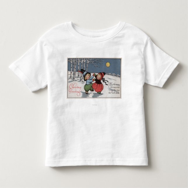 Couple Dancing in Moonlight Toddler T-Shirt (Front)