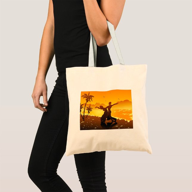 Couple Dancing On The Beach Tote Bag (Creator Uploaded)
