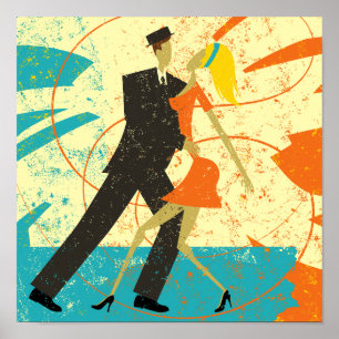 Couple Dancing Poster
