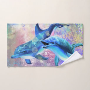 Couple Dolphin Bath Towel Set