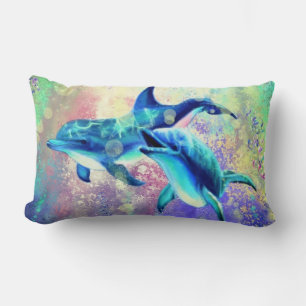 Couple Dolphin Pillow