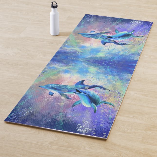 Couple Dolphin Yoga Mat (In Situ)